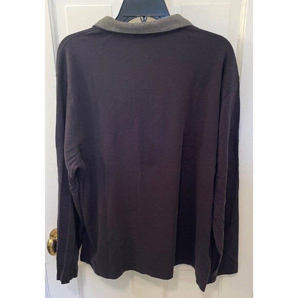 NEW Michael Kors 1/4 Zip Pullover Men's XL Navy Blue Cotton - Picture 4 of 7